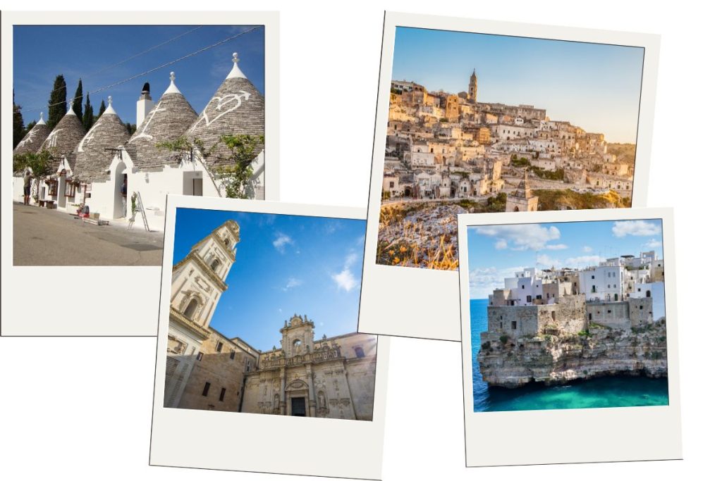 Alberobello, Matera, Polignano, Lecce