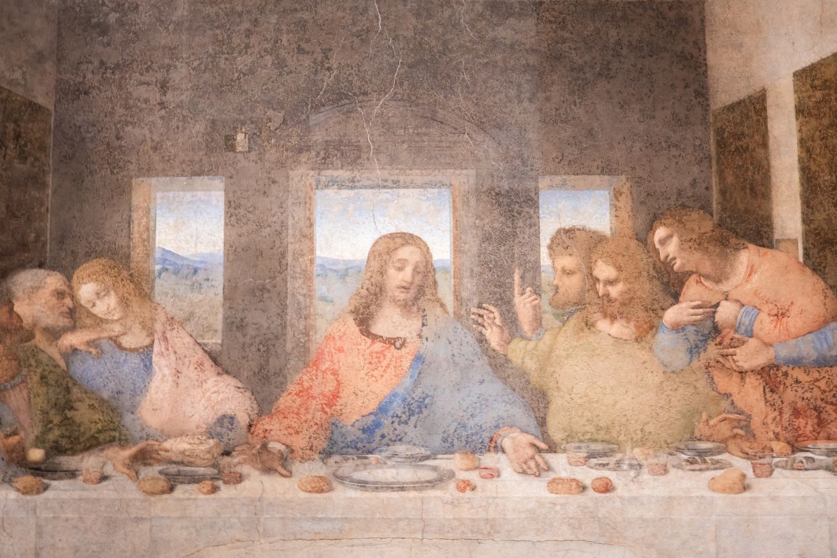 Nattverden av Leonardo da Vinci – det berømte veggmaleriet i Santa Maria delle Grazie i Milano
